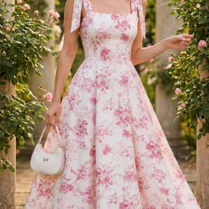 Floral Printed Midi Dress
