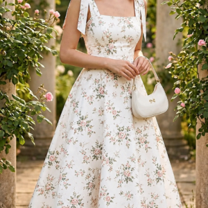 Floral Printed Midi Dress